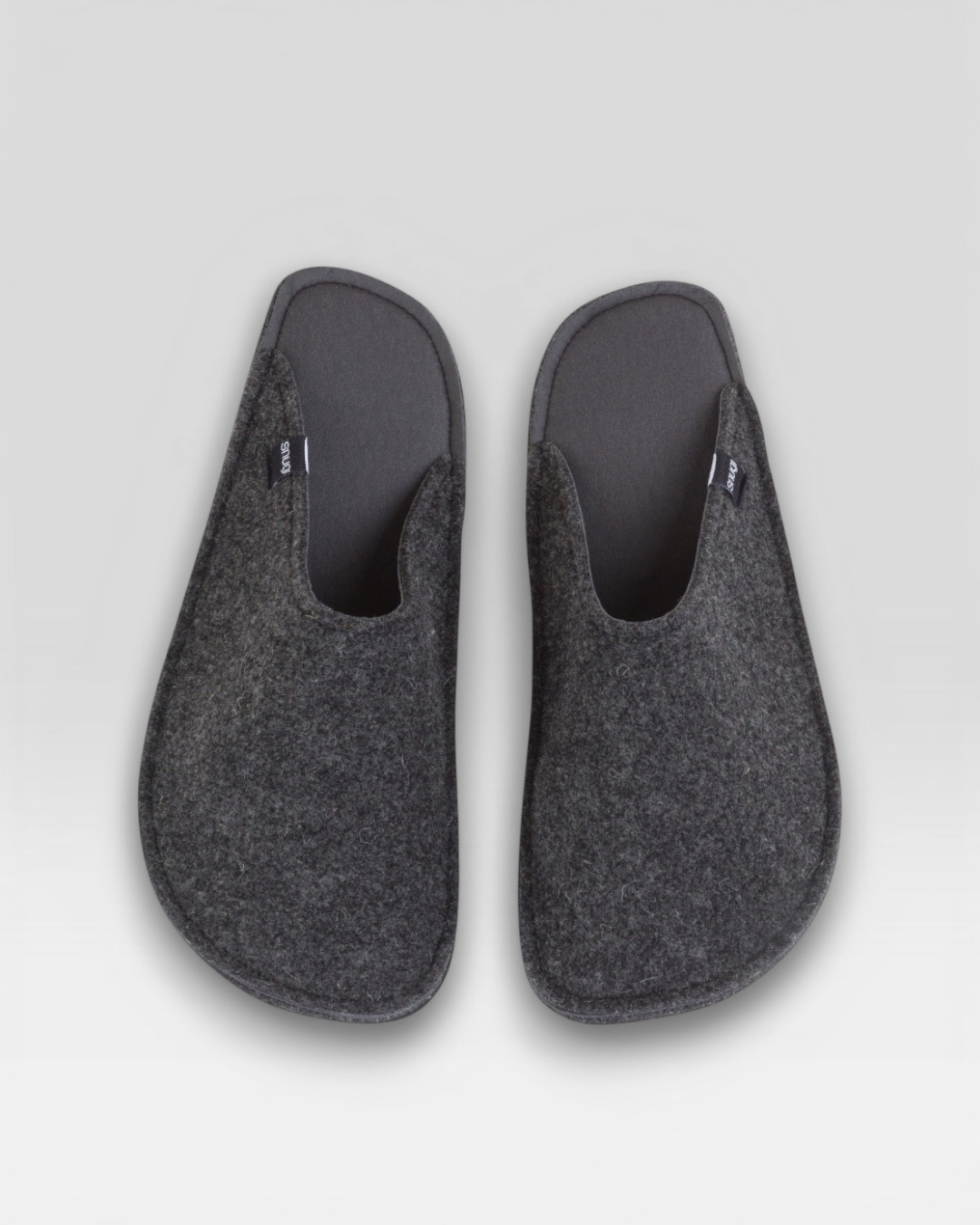 Men's felt slippers Dark Grey