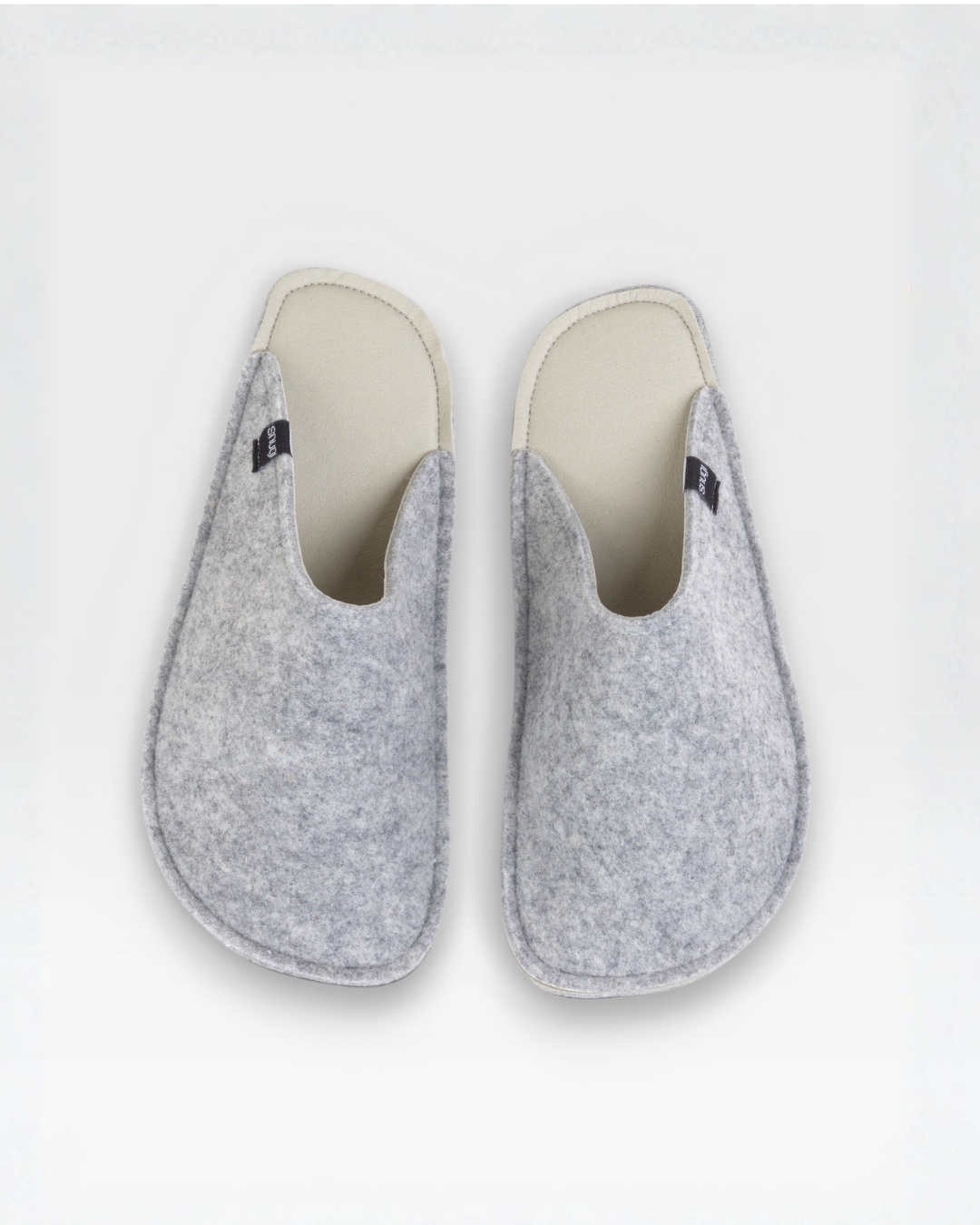 Men's felt slippers Light grey