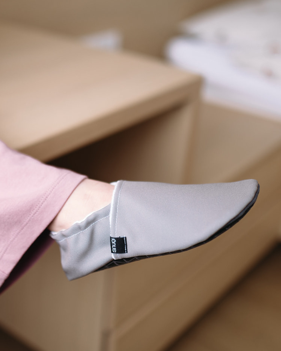 Barefoot slippers STONE GREY