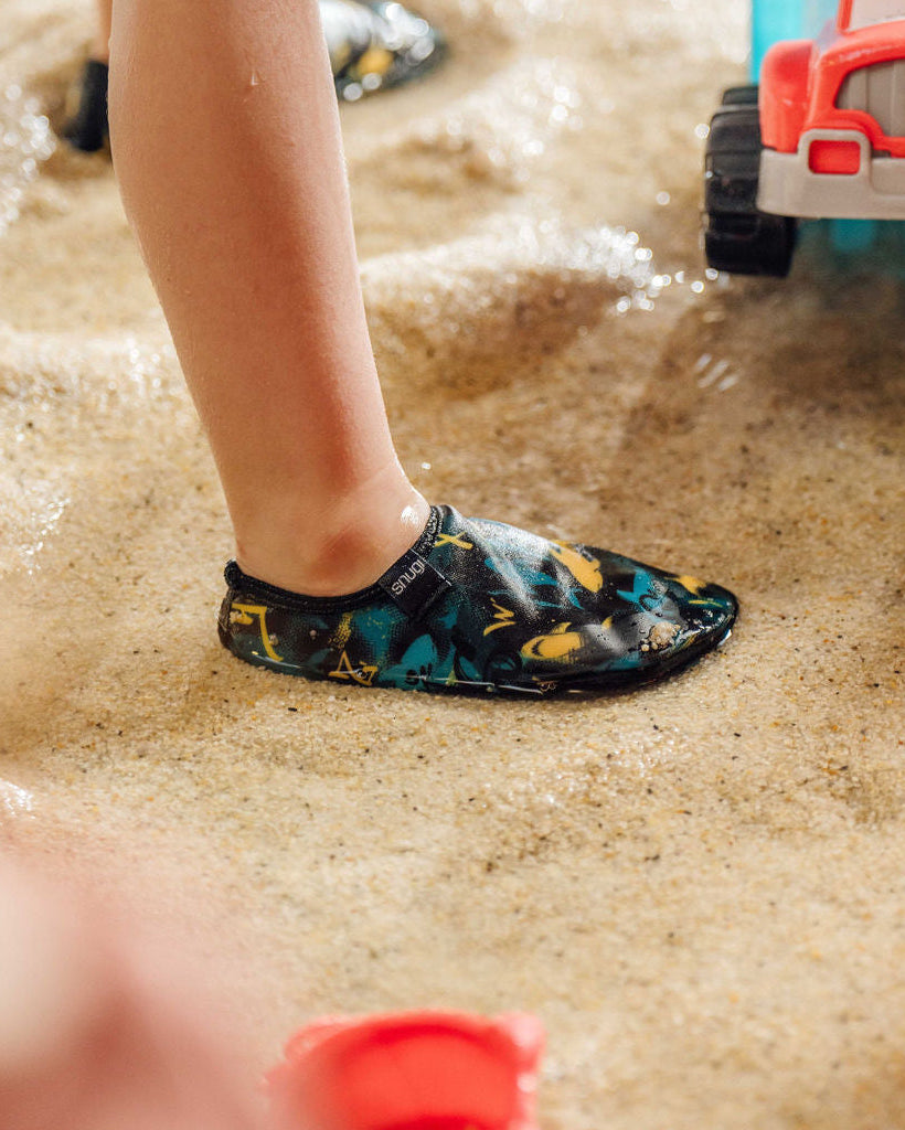 WATER SLIPPERS Dark ocean
