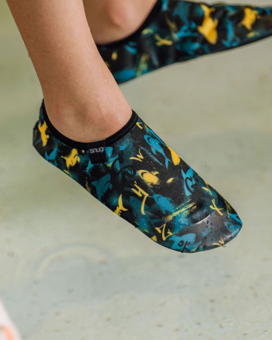 WATER SLIPPERS Dark ocean