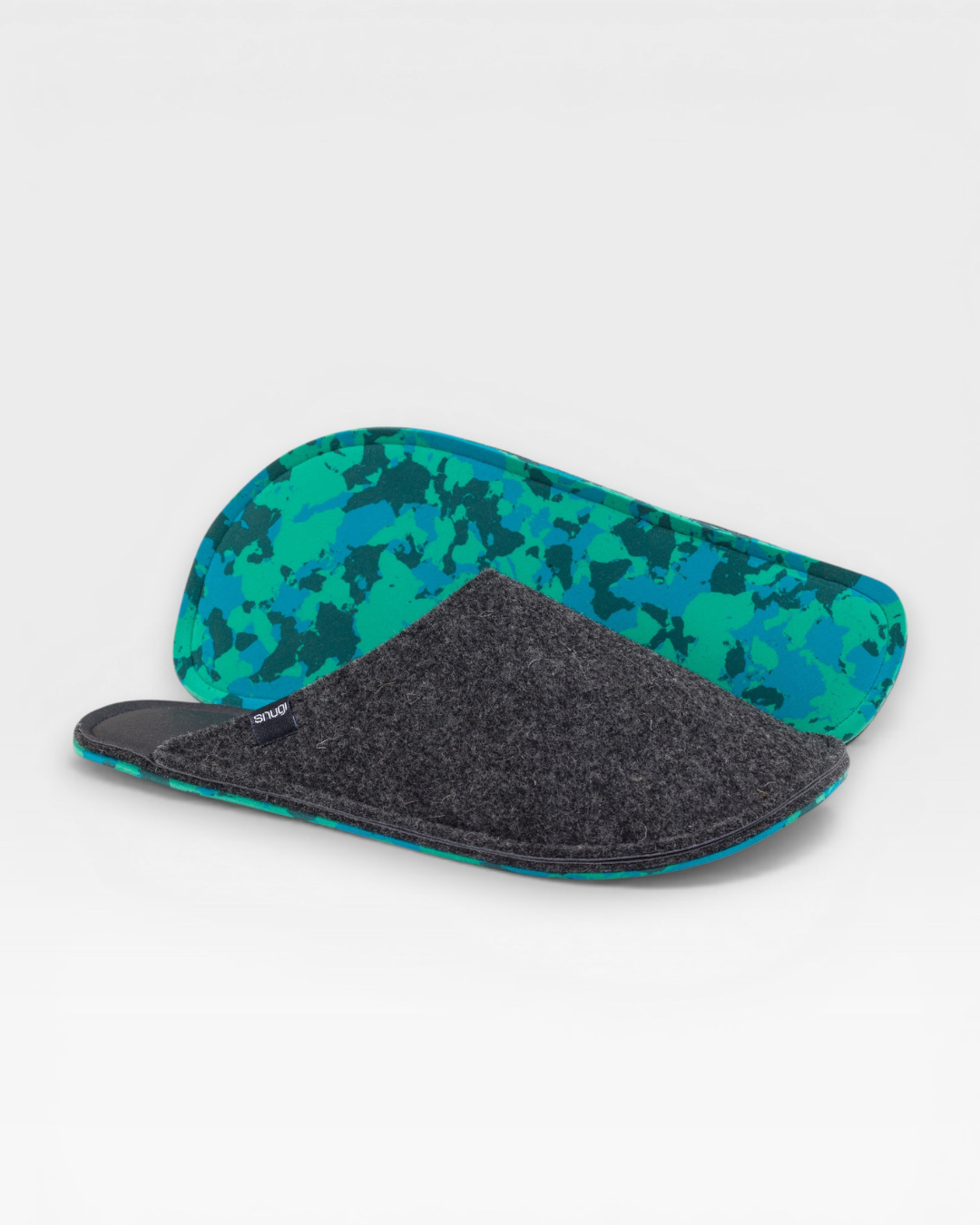 Men's felt slippers Dark Grey