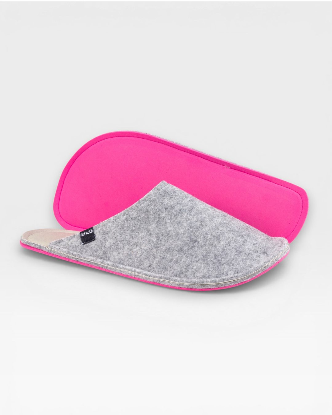 Women's FELT SLIPPERS Light grey
