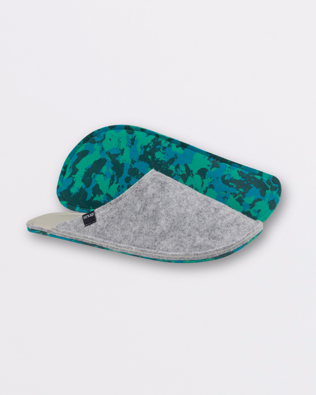 Men's felt slippers Light grey
