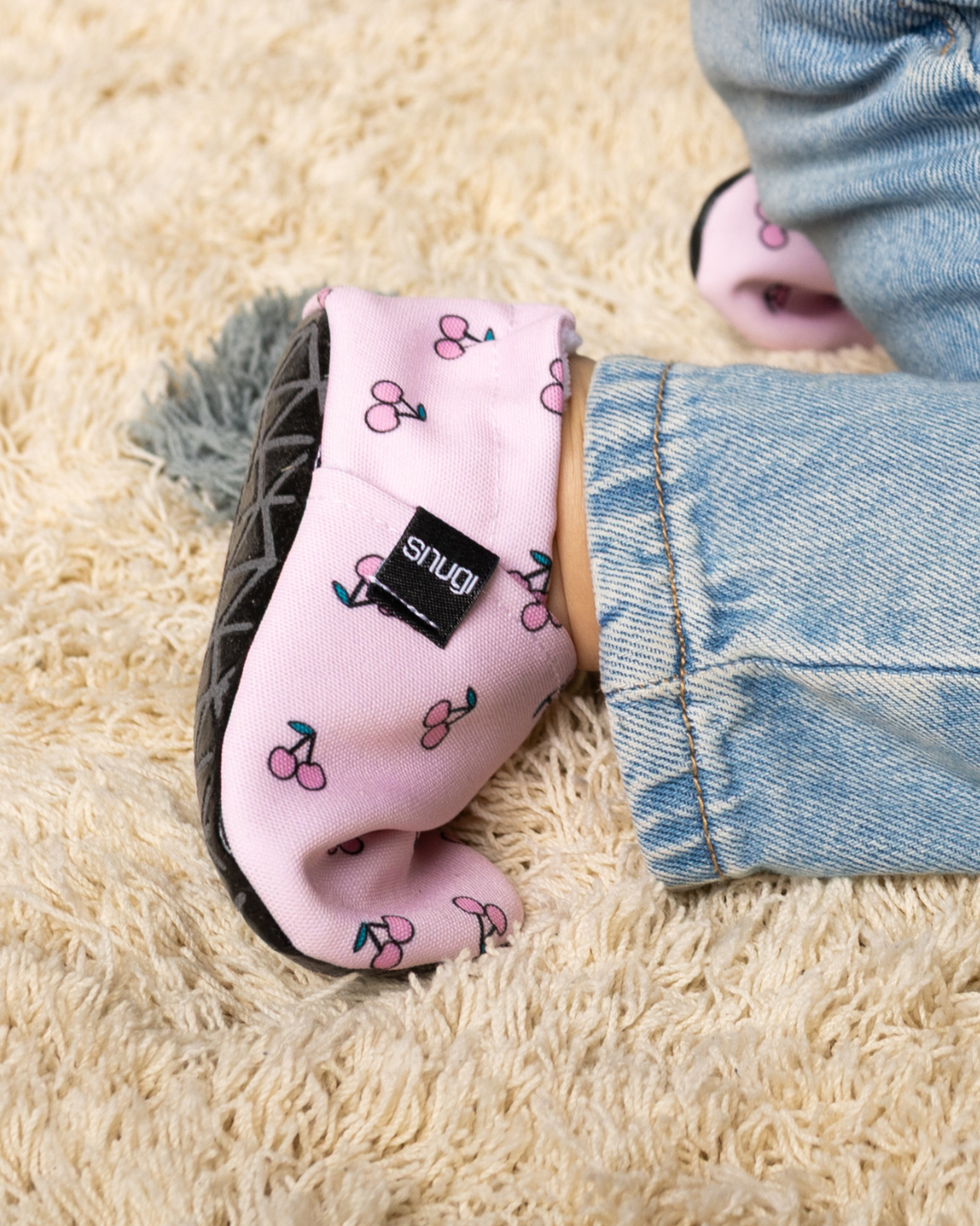 Barefoot slippers Cherries