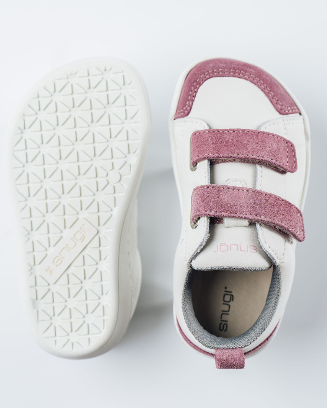 Explorer Barefoot - White/pink