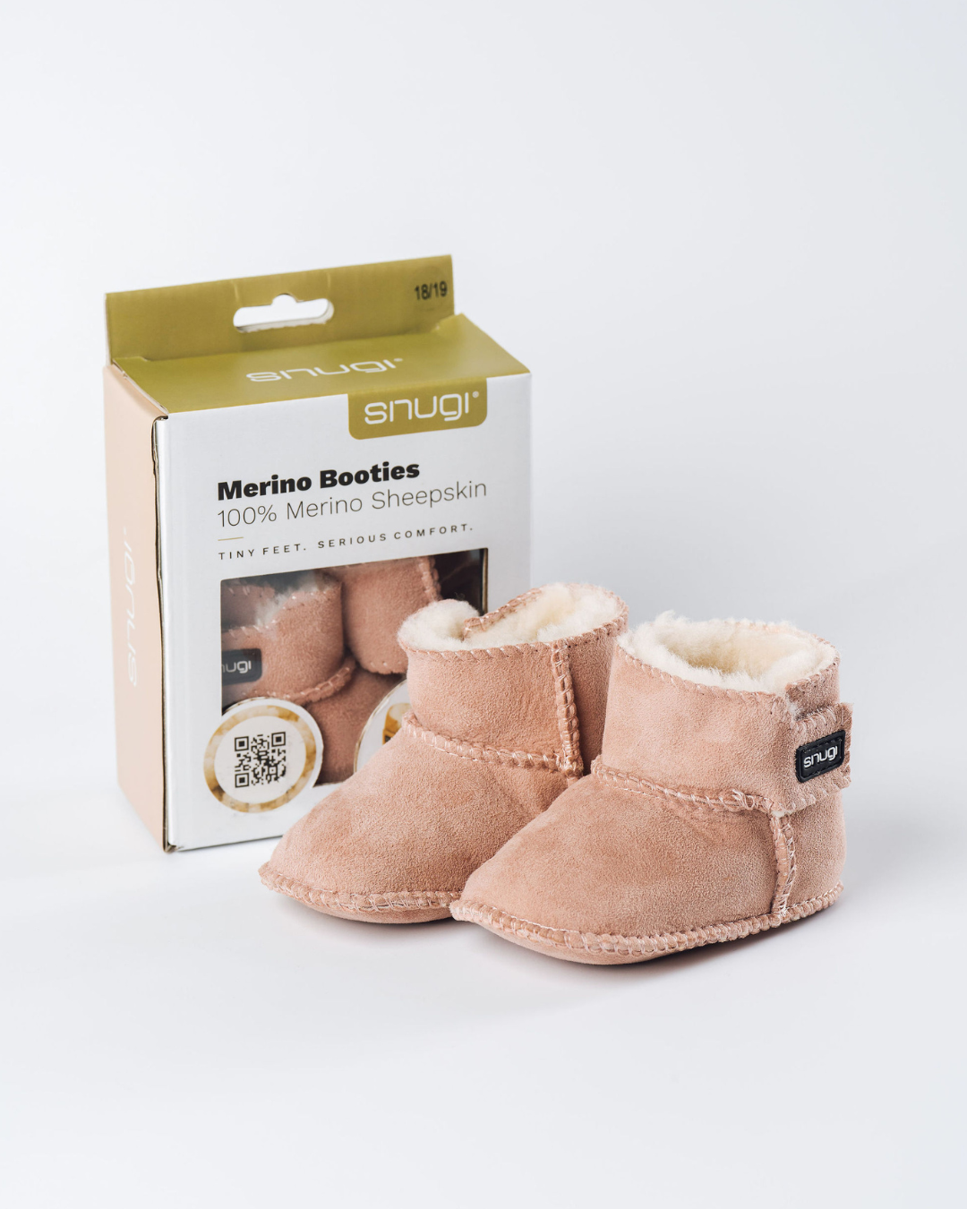 Merino boots pink