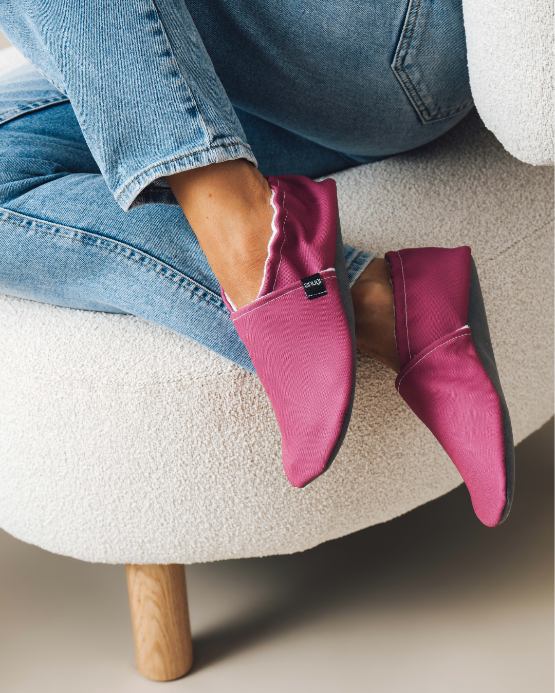 Barefoot women's slippers Dusty Rose