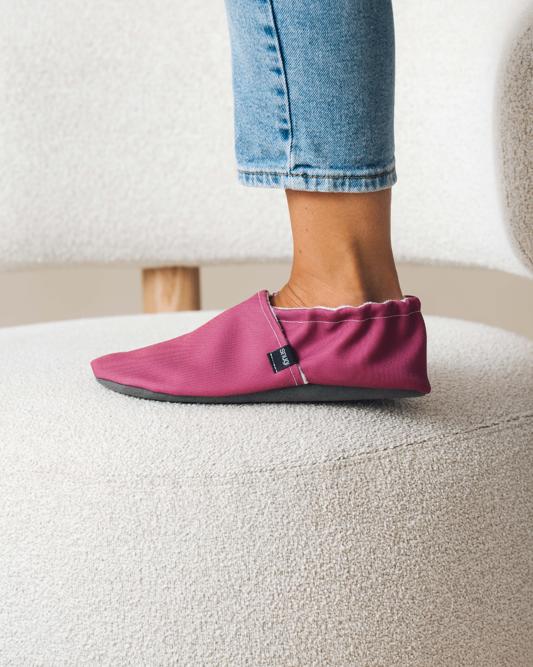 Barefoot women's slippers Dusty Rose