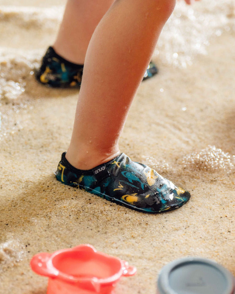 WATER SLIPPERS Dark ocean