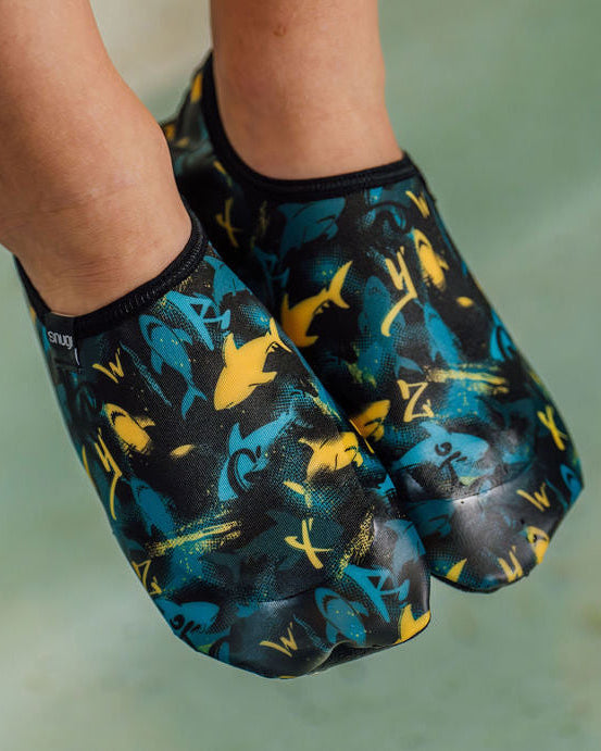 WATER SLIPPERS Dark ocean