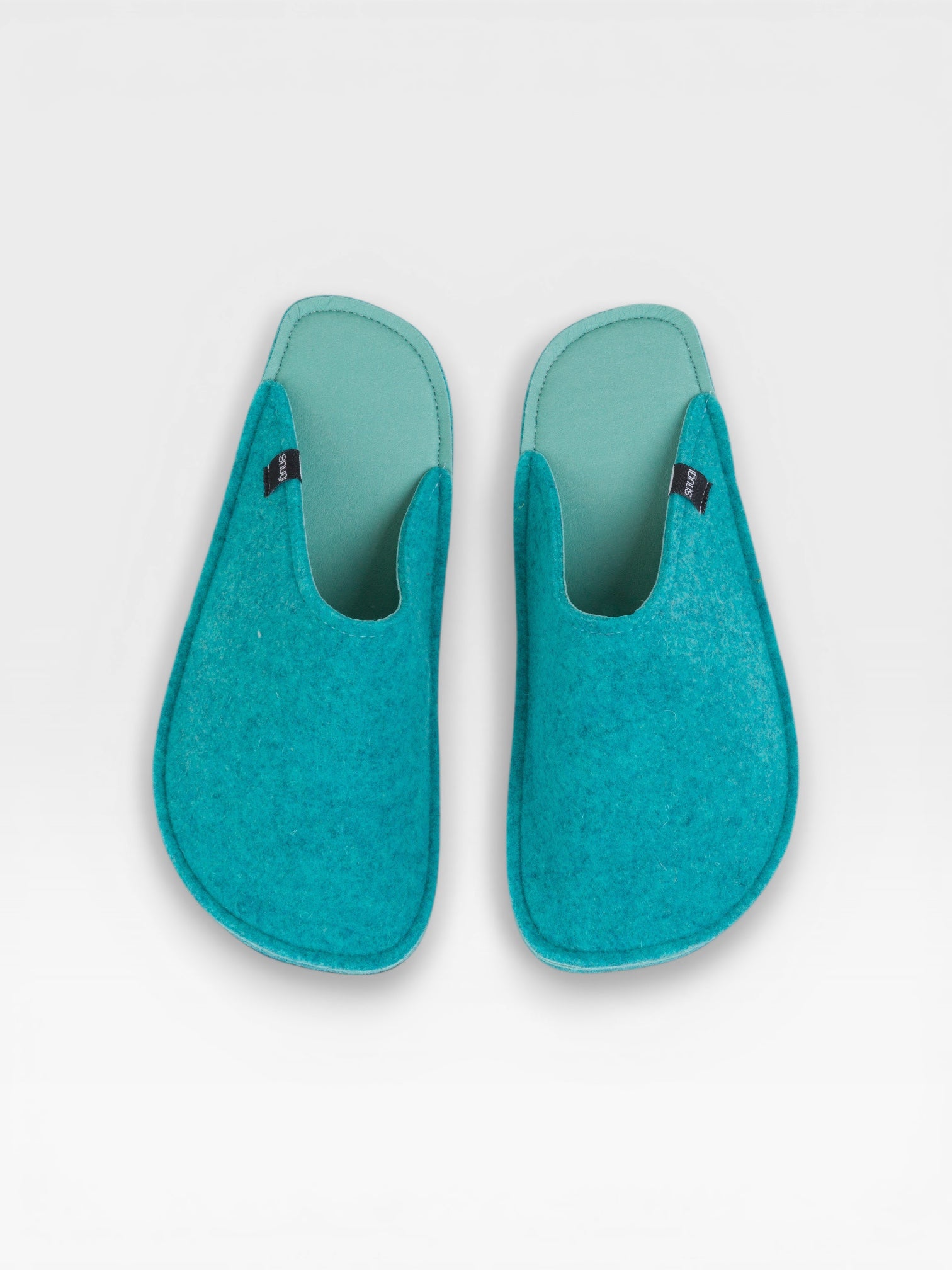 Women's felt slippers Green