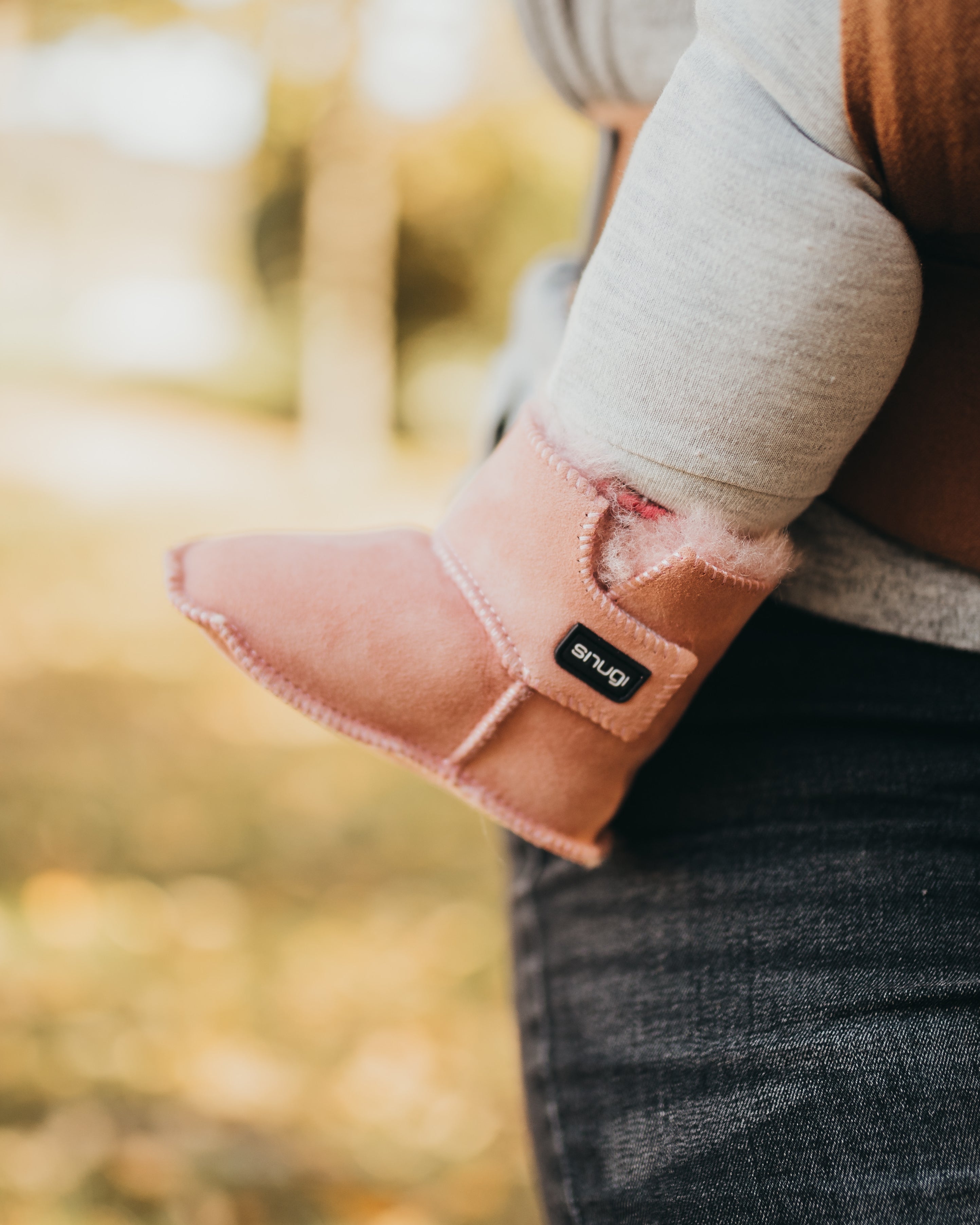 Merino boots pink